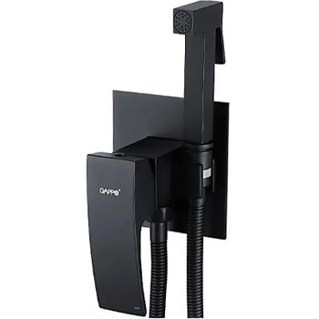 Гигиенический душ со смесителем Gappo G07-6 G7207-6 Черный матовый — фото 1, Гигиенические души