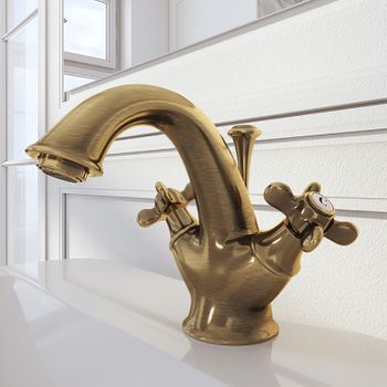 Смеситель для раковины Webert Ottocento OT700102065 Бронза — фото 2, Смесители для раковины