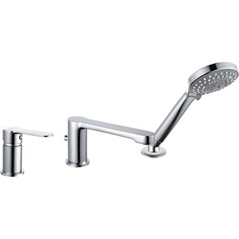 Смеситель на борт ванны Aquanet Passion AF300-63С 216759 Хром — фото 1, Смесители на борт ванны