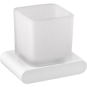 Стакан для зубных щеток Remer Lounge LN15BO Белый матовый — фото 1, Стаканы для зубных щеток