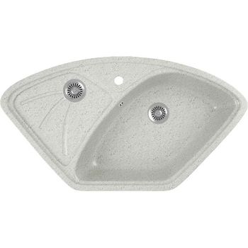 Кухонная мойка Domaci Бьелла DMC-10E GWS-10E-310 Серая — фото 1, Кухонные мойки