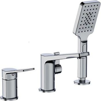 Смеситель на борт ванны Frap H61 F1161 Хром — фото 1, Смесители на борт ванны