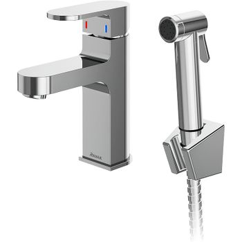 Смеситель для раковины Ravak Chrome-CR X070167 с гигиеническим душем Хром — фото 1, Смесители для раковины