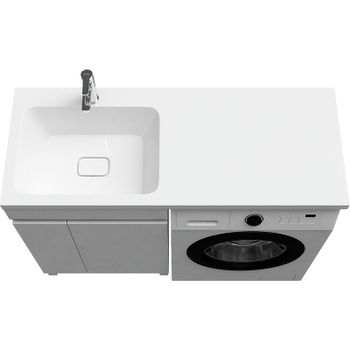 Тумба с раковиной Iddis Optima Home 120 L OPH12LDi95K Белый — фото 5, Тумбы с раковиной