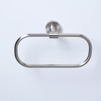 Кольцо для полотенец WasserKRAFT Tauber K-64460 Никель — фото 3, Полотенцедержатели