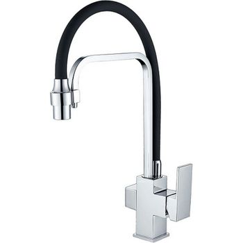 Смеситель для кухни ZorG Sanitary ZR 341-6 YF Хром — фото 1, Смесители для кухни