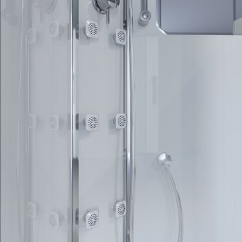 Душевая кабина Niagara Ultra 120x80 L NG-310-01L с гидромассажем — фото 4, Душевые кабины