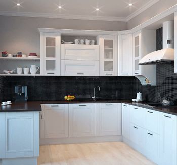 Керамическая мозаика StarMosaic Wild Stone Black Polished JMST034 30,5x30,5 см — фото 4, Мозаика