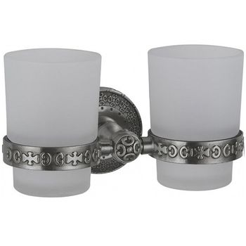 Товар: Подстаканник двойной ZorG SL AZR 04 SL Серебро - фото 1 Подстаканник двойной ZorG SL AZR 04 SL Серебро — фото 1, Стаканы для зубных щеток