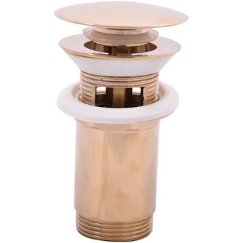 Донный клапан Rav Slezak MD0484Z click-clack Золото — фото 1, Донные клапаны