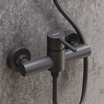 Смеситель для душа Damixa Scandinavian Pure 362000300 Черный матовый — фото 3, Смеситель для душа