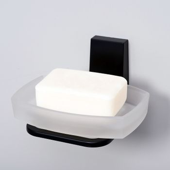 Мыльница WasserKRAFT Abens K-3229 Черная матовая — фото 2, Мыльницы