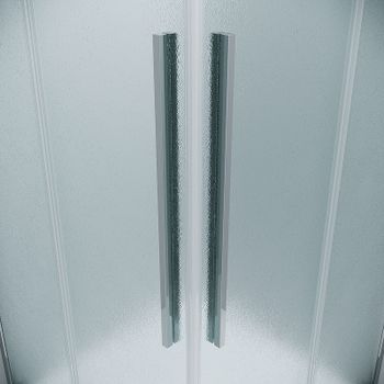 Душевой уголок Grossman Galaxy 80х80 300.K33.01.8080.10.02 профиль Хром стекло шиншилла — фото 6, Квадратные душевые уголки