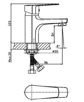 Комплект смесителей Orange Loop M26-311cr Хром — фото 13, Готовые комплекты для ванной комнаты