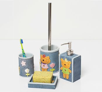 Дозатор для жидкого мыла WasserKRAFT Lossa K-3499 Синий — фото 4, Дозаторы