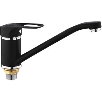 Смеситель для кухни Frap F4928-11 Черный матовый — фото 1, Смесители для кухни