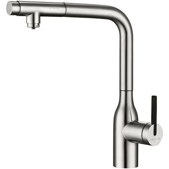 Смеситель для кухни Paulmark Viper Vi213105-NI Никель — фото 1, Смесители для кухни