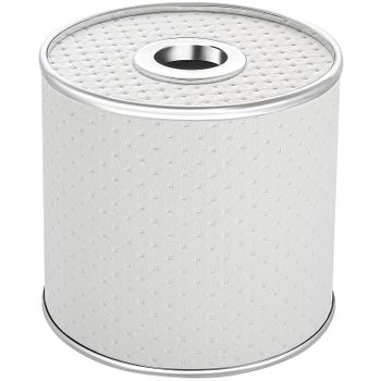 Салфетница Geralis S-PWH Punto Белая, кант Хром — фото 1, Боксы для салфеток