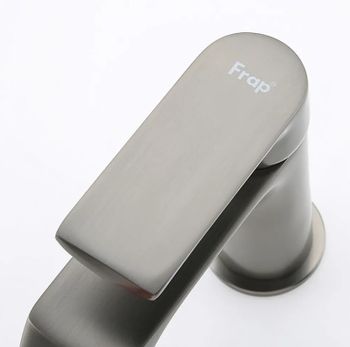 Смеситель для раковины Frap H71-9 F1071-9 Оружейная сталь — фото 5, Смесители для раковины