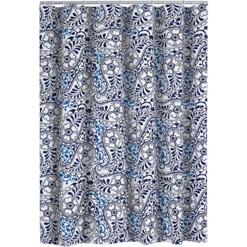 Товар: Штора для ванны Ridder Oriental 180х200 3101303 Синий Голубой - фото 1 Штора для ванны Ridder Oriental 180х200 3101303 Синий Голубой — фото 1, Шторы для ванной
