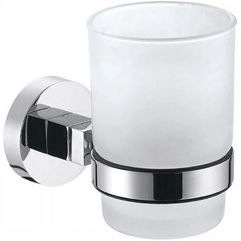Стакан для зубных щеток Azario Nessy AZ-73106 Хром — фото 1, Стаканы для зубных щеток