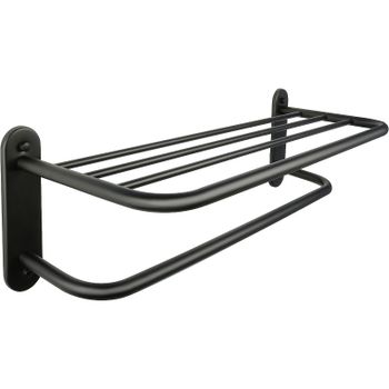 Полка для полотенец Fixsen Hotel FX-31015B Черная — фото 1, Полки для полотенец