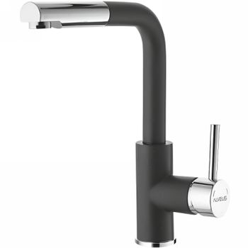 Смеситель для кухни Alveus Siros-P G91 Carbon 1129048 Угольный — фото 1, Смесители для кухни