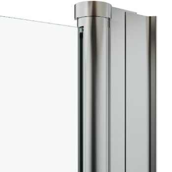 Душевой уголок Triton Форта-Хром 90х90 Щ0000054476 профиль Хром стекло прозрачное — фото 10, Душевые уголки трапеция