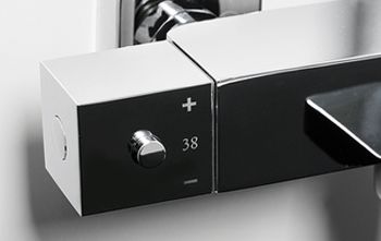 Душевая система WasserKRAFT A199.069.141.010.CH Thermo с термостатом Хром — фото 8, Душевые стойки