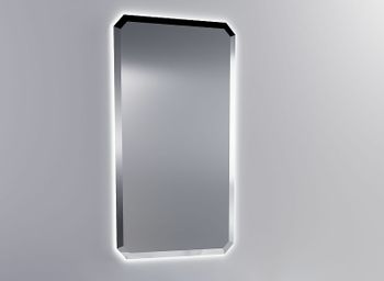 Зеркало Astra Form Шарм Премьер 60 03340004 с подсветкой с фацетом — фото 2, Зеркала в ванную комнату