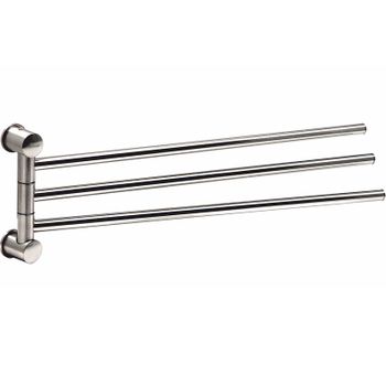 Полотенцедержатель WasserKRAFT Ammer K-1933 поворотный Хром матовый — фото 1, Полотенцедержатели