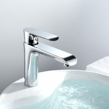 Смеситель для раковины Vincea Esse VBF-1E1CH Хром — фото 10, Смесители для раковины