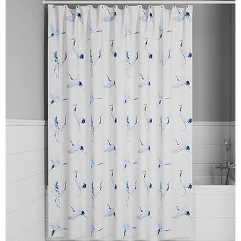 Штора для ванны Iddis Base 180х200 BP02P18i11 Белая — фото 1, Шторы для ванной