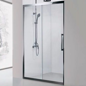 Душевая дверь Aquanet Delta NPE6121 130 273612 профиль Хром стекло прозрачное — фото 1, Раздвижные душевые двери