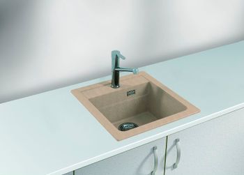 Кухонная мойка Alveus Granital Atrox 20 Beige G55 470x500 1131988 Бежевая — фото 3, Кухонные мойки