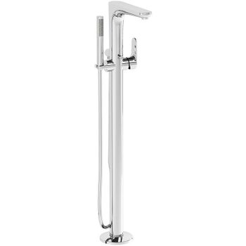 Смеситель для ванны Vitra Root Round A42741EXP Хром — фото 1, Смесители напольные