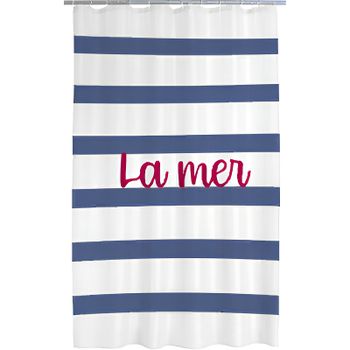 Штора для ванны Ridder La Mer 180х200 4110300 цветная — фото 1, Шторы для ванной