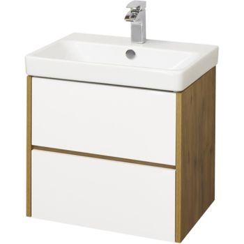 Тумба под раковину Aquaton Сканди 70 1A251801SDZ90 подвесная Белый Дуб рустикальный — фото 1, Тумбы под раковину