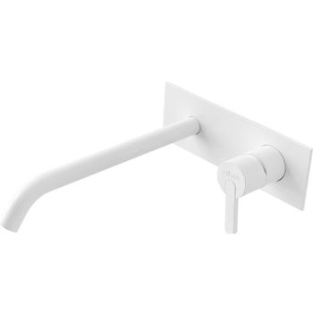 Смеситель для раковины Cezares Leaf LEAF-BLI1-BIO Белый матовый — фото 1, Смесители для раковины