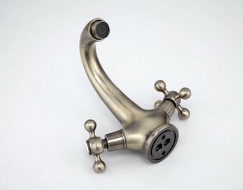 Смеситель для раковины Frap H19-4 F1019-4 Бронза — фото 3, Смесители для раковины