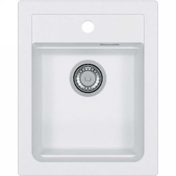 Кухонная мойка Alveus Granital Atrox 10 Arctic G11 400x500 1139079 Белая — фото 1, Кухонные мойки