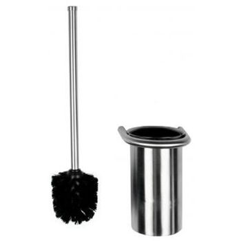 Ершик для унитаза Nofer 09077.S Матовая нержавеющая сталь — фото 2, Ершики для унитаза