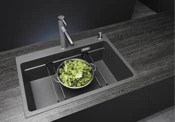 Кухонная мойка Blanco Etagon 8 Silgranit 525187 Антрацит — фото 7, Кухонные мойки