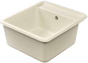 Кухонная мойка Aquaton Беллис 57 1A724932BS240 Жемчуг — фото 2, Кухонные мойки