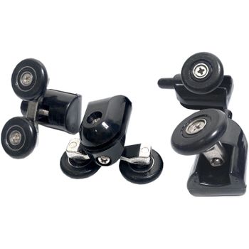 Душевой уголок Triton Альфа-Блэк 100х100 Щ0000054225 профиль Черный стекло прозрачное — фото 4, Душевые уголки четверть круга