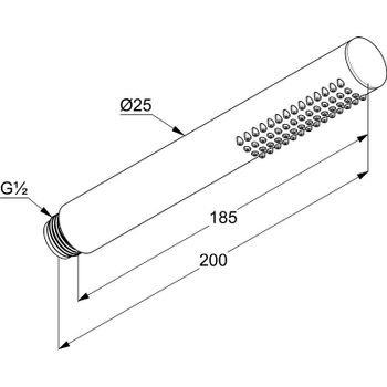 Душевая система Kludi Bozz 387363976 Черная матовая — фото 13, Встраиваемые душевые комплекты