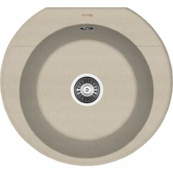 Кухонная мойка Florentina Эльба-555 20.145.C0555.107 Песочная — фото 1, Кухонные мойки