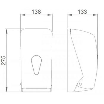 Диспенсер для бумажных полотенец Nofer 05118.T Синий — фото 3, Диспенсеры бумажных полотенец