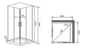 Душевая кабина Timo Premium 100x100 NURAH-516 с баней с гидромассажем — фото 3, Душевые кабины