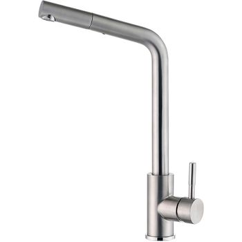 Смеситель для кухни ZorG Steel Hammer SH 5161 INOX Нержавеющая сталь — фото 1, Смесители для кухни